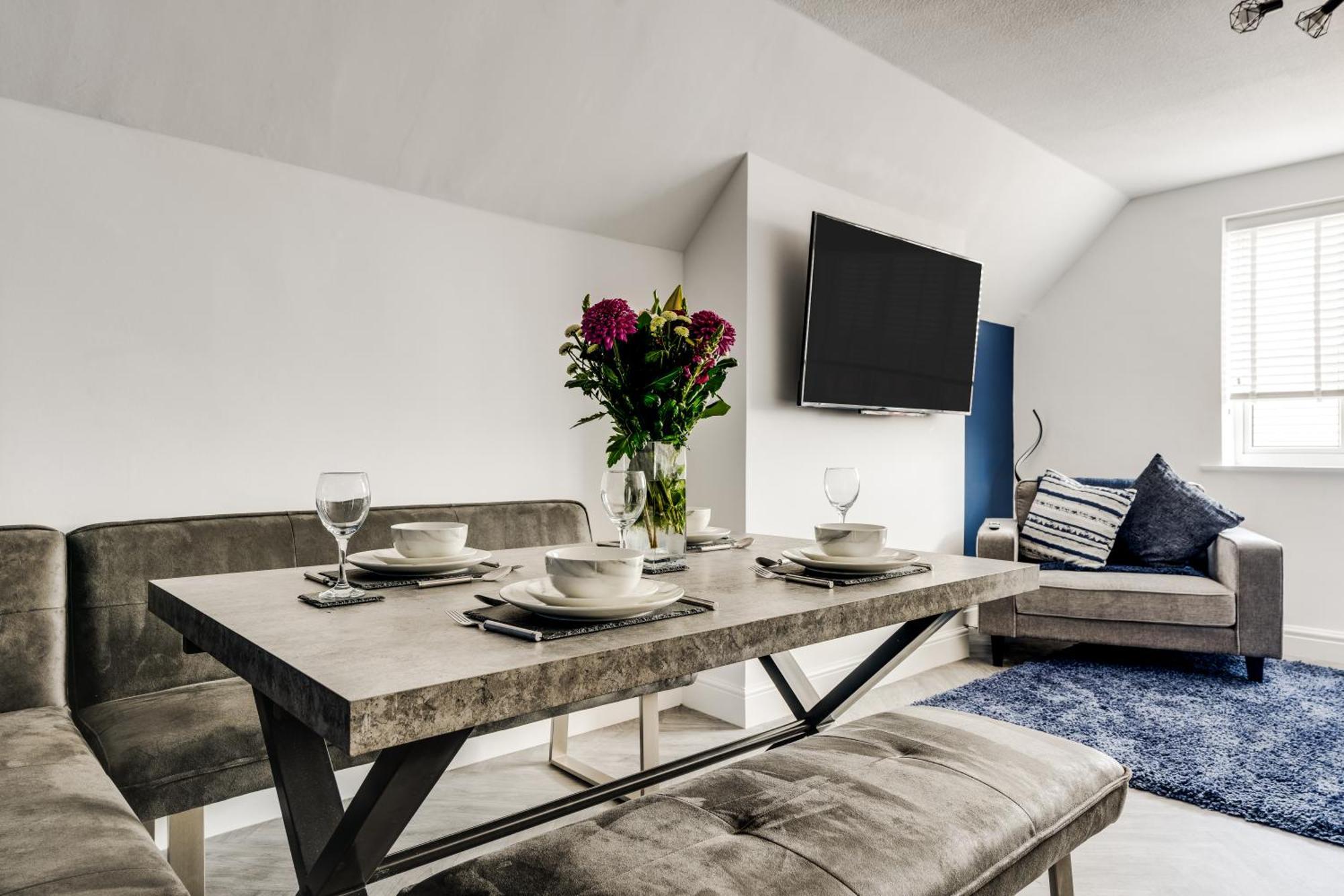 St David'S - Stylish 2 Bed Apartment, Free Parking, Close To Beach Lytham St Annes Eksteriør billede